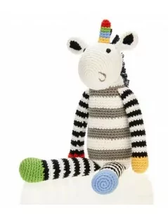Peluche Licorne Crochet 30 cm Peeble Child - 