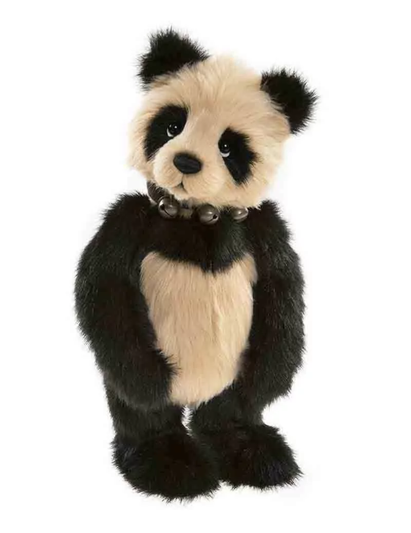 Peluche panda de collection Lotus 38 cm par Charlie Bears - 