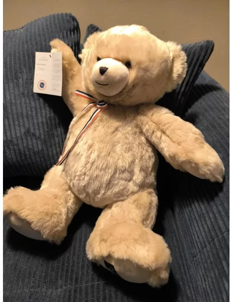 Peluche l'Ours Gaby beige 50 cm Fabrication Française - 