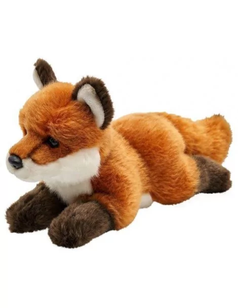 Renard roux, couché - 24 cm - 