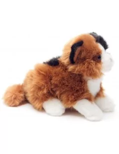 Chat couché (Calico) - 20 cm - 
