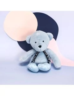 Ours DORLOTIN - Le Super Pantin Bleu de 22 cm -