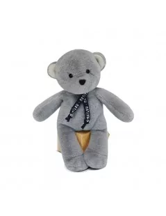 Ours DORLOTIN - Le Super Pantin Gris de 22 cm - 
