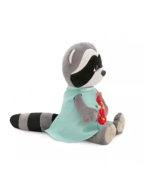 Peluche raton laveur Daisy collection Life Coquelicots 18 cm - 