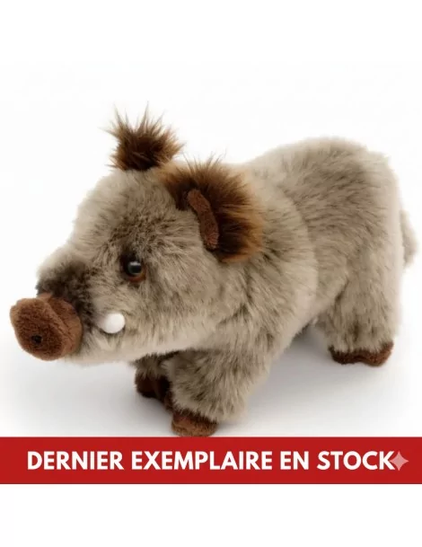Peluche Sanglier, debout - 25 cm Unitoys Ecofriendly - 