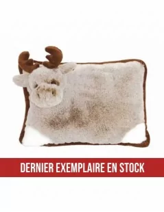 Coussin renne 35 cm lavable en machine haute qualité - 