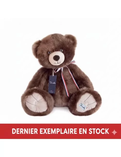 Ours en peluche Mailou couleur taupe 50 cm - 