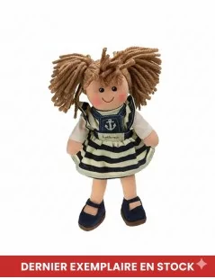 Poupée de Chiffon Marine 25 cm - Les Petites Maries | Thème Océan & Marin - 