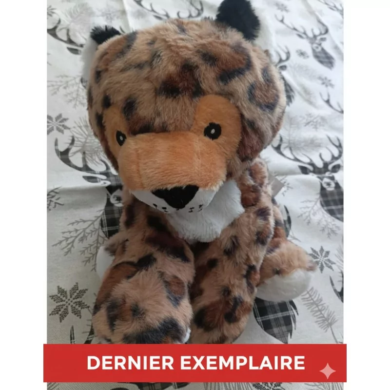 Peluche panthère Bouillotte 25 cm - 