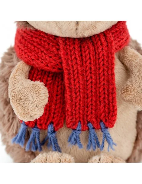 Peluche, Collection Life - Picotin le hérisson avec son chapeau à double pompon (18 cm) - 