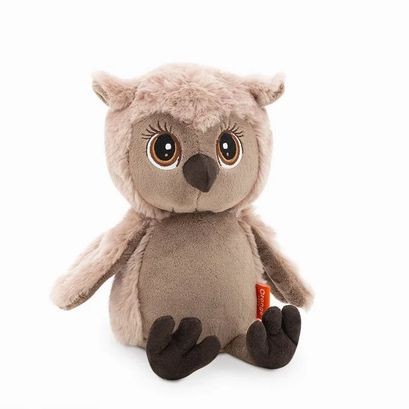 Peluche chouette Sonya 25 cm Orange Toys - 