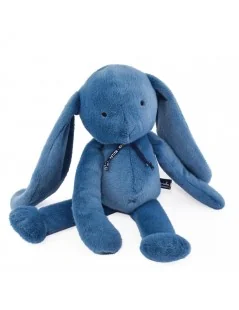 Gros Lapin Méloé - 56 cm Bleu Intense Made in France - 