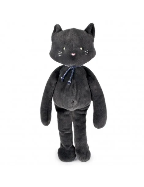 Gros Chat Méloé Gris anthracite - 56 cm Made in France - 