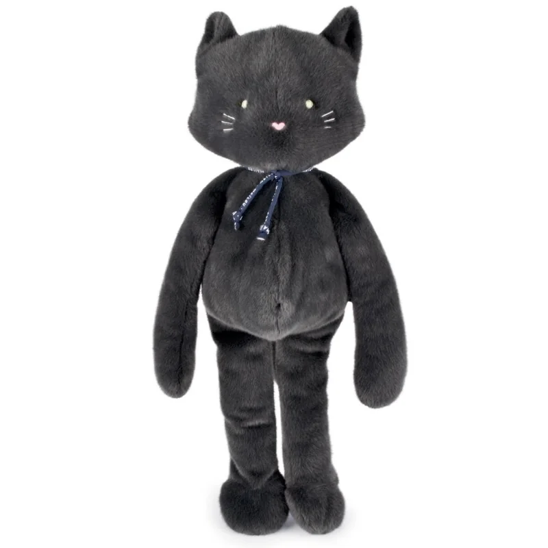 Gros Chat Méloé Gris anthracite - 56 cm Made in France - 