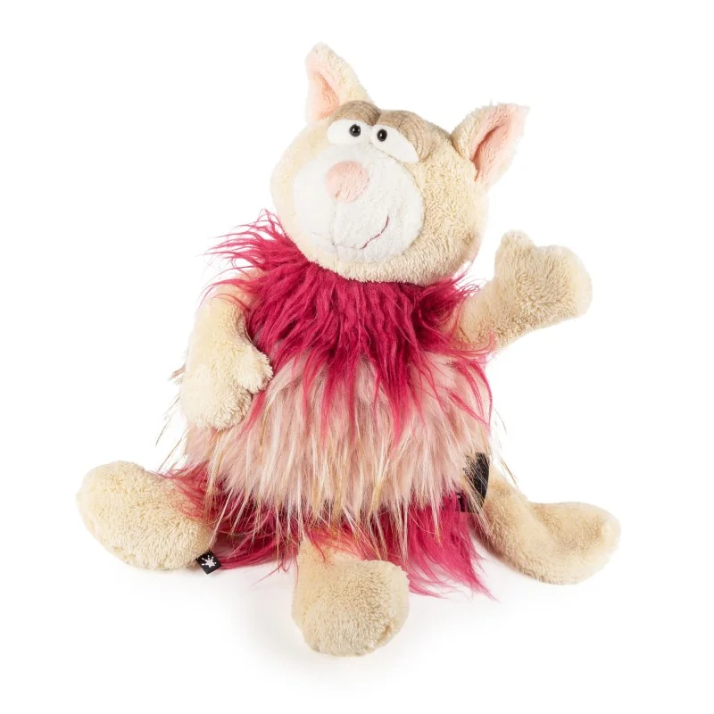 Peluche Chat Karma Kate 37 cm - Beasts Sigikid | Chat Original et Fantaisiste - 