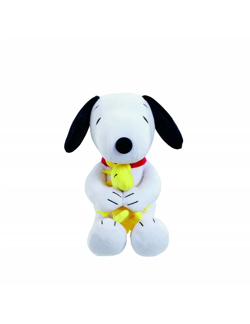 Duo peluches Snoopy 18 cm et Woodstock - 