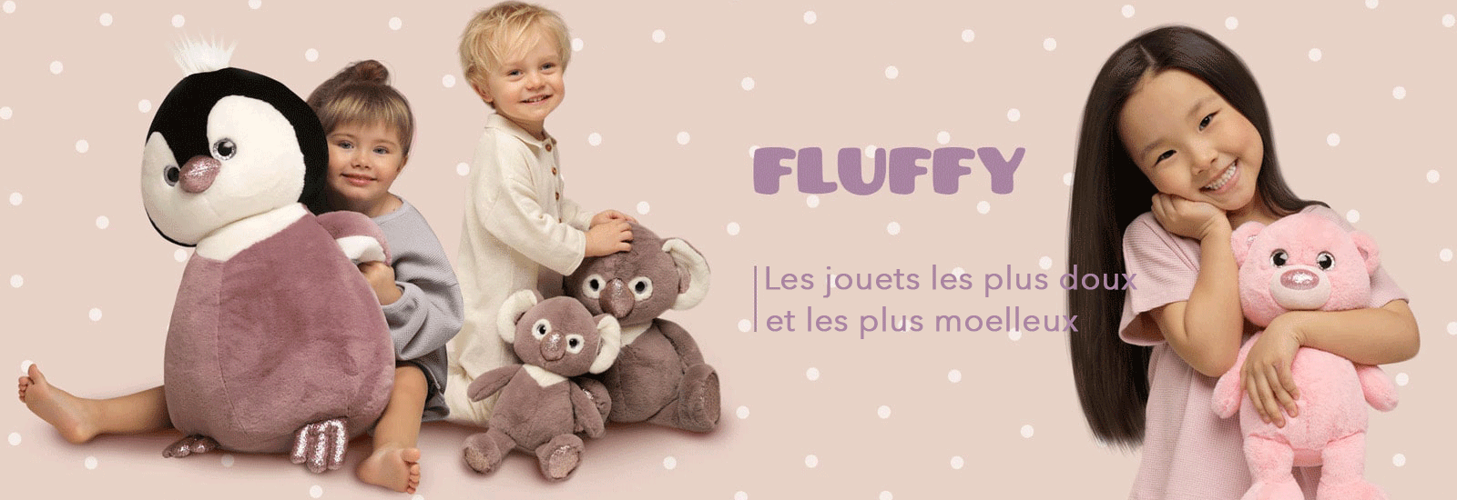 Peluche Fluffy Orange Toys